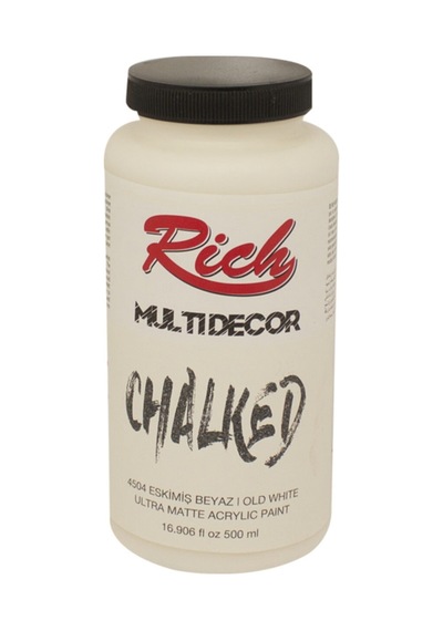 Rich Multi Decor Chalked Ultra Mat 500 Cc 4504 Eskimiş Beyaz Eskimiş Beyaz