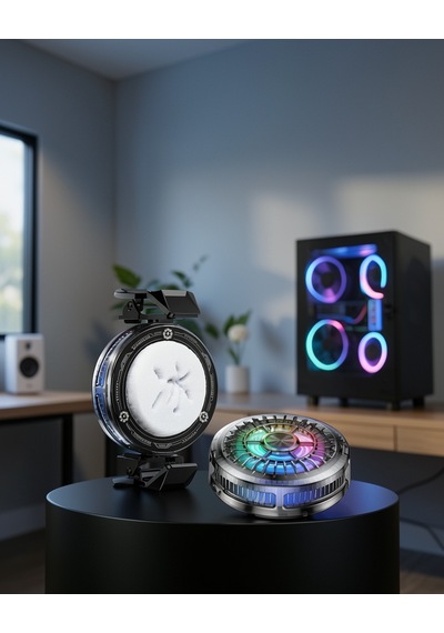 Gaming Telefon Soğutucu Rgb Işıkli Sessiz Çalışan Uczzztl01telefonsoğutucu-1