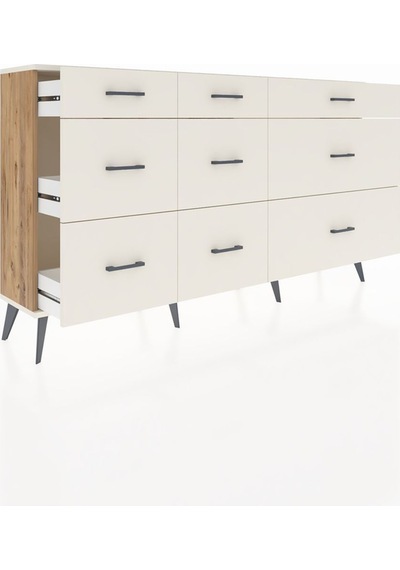 Arges Konsol 9 Çekmeceli 176x30x99 Çam-aytaşı Aytası - Atlas Çam Arges Konsol 9 Çekmeceli 176x30x99 Çam-aytaşı Aytası - Atlas Çam