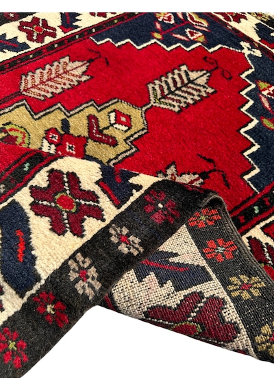 El Dokuma Sıfır Kök Boya Seccade 85x115 Yün Namazlık