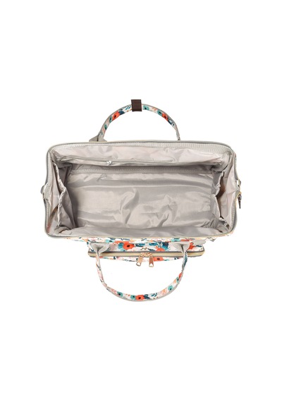 Lal Baby Baggage Bag Flowers Omuz Askılı Anne Bebek Bakım Çantası Çok Renkli