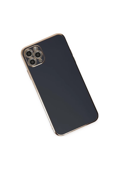 Bezos İphone 11 Pro Max Uyumlu Kılıf Volet Silikon - Siyah Mbt06