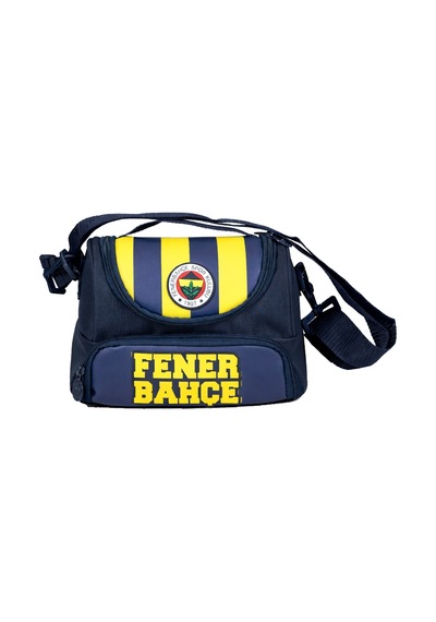 Fenerbahçe Lisanslı Erkek Çocuk Fenerbahçe Yazılı Mavi - Sarı Okul Beslenme Çantası - 70015 Sarı - Lacivert