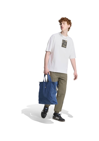 Whıte Adidas Erkek Günlük T-shirt Camo Tee Tongue Ks4234 Beyaz