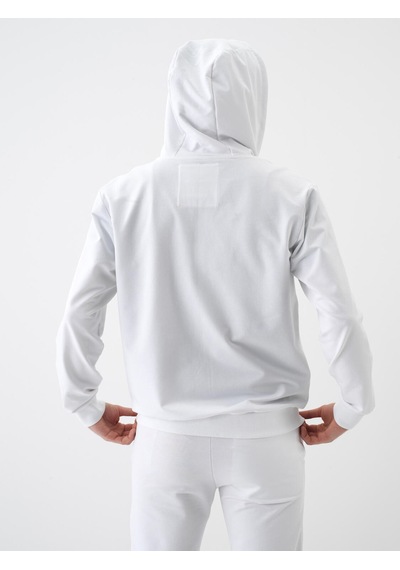 Xint Beyaz Pamuk Dokulu Regular Fit Sweat Mont 350193