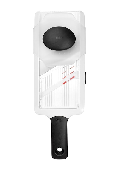 Ayrex Good Grips Paslanmaz Çelik Bıçaklı Sebze Dilimleyicisi/el Dilimleyicisi, Beyaz Diğer
