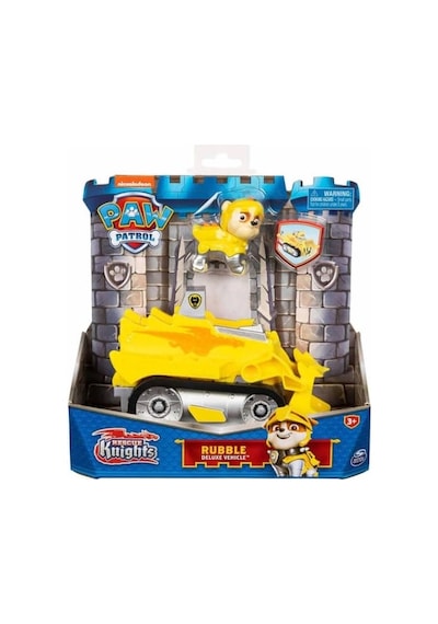 Paw Patrol Cesur Şövalyeler Görev Aracı Seti - Rubble