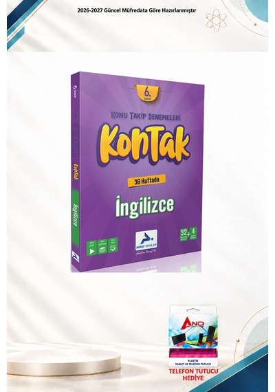 2026-2027 Paraf Yayınları 6. Sınıf Kontak İngilizce Konu Takip Denemeleri