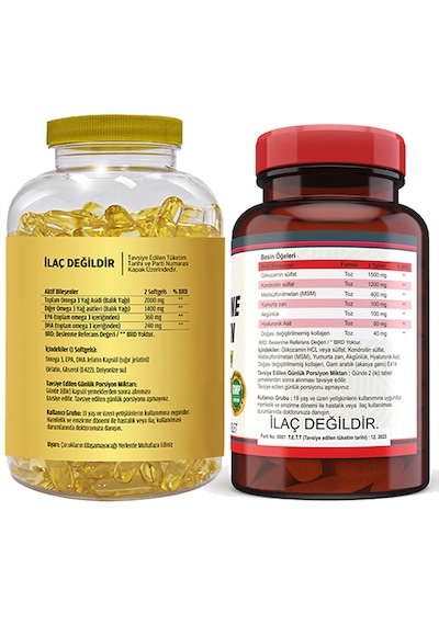 Flx Omega 3 Balık Yağı 90 Softgel & Nevfix Glucosamine