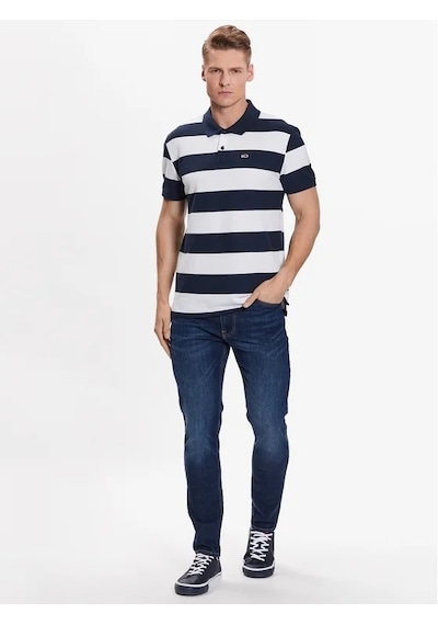 Tommy Hilfiger Tommy Hılfıger Erkek T-shırt Dm0dm16225-c87 Çok Renkli