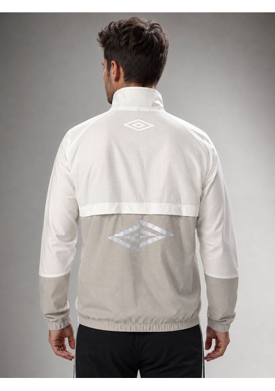 Umbro Comfy Jacket Erkek Beyaz/ekru Fermuarlı Spor Sweatshirt Tc0258