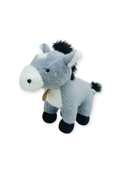Peluş Hayvanlar Sesli 30 Cm At - Gri