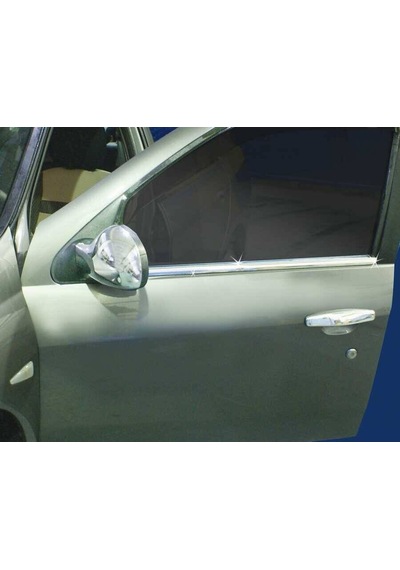 Renault Clio Symbol 2 Krom Cam Çıtası 4 Parça 2009-2013 Arası