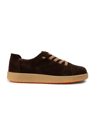 Deery Kadın Hakiki Süet Kahverengi Sneaker Ayakkabı - Se605zkhvc01