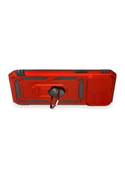 Apple iPhone Uyumlu 12 Pro Max Kılıf Pars Lens Yüzüklü Silikon - Kırmızı Bzsxx00 1