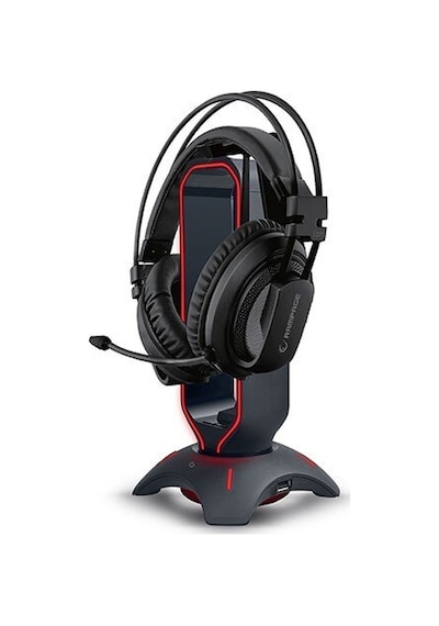 Rampage Rm-H66 Guard Kulaklık Için Stand Rgb Işıklı 2*Usb Port