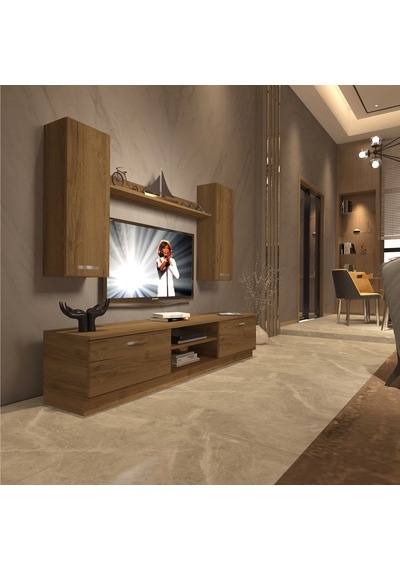 Decoraktiv Eko 5db Mdf Dvd Tv Ünitesi Tv Sehpası Pera