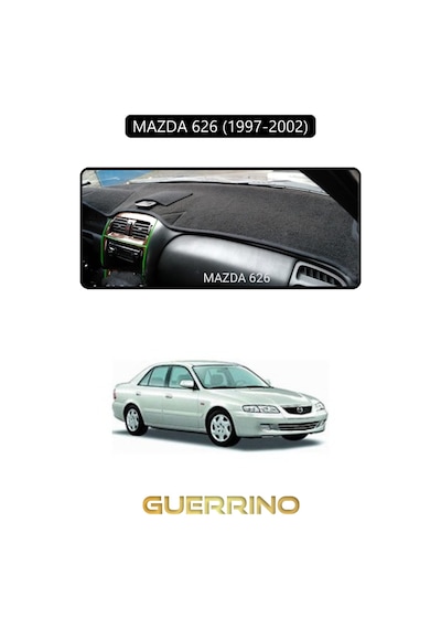 Mazda 626 1997-2002torpido Koruma Halısı Siyah Kenar