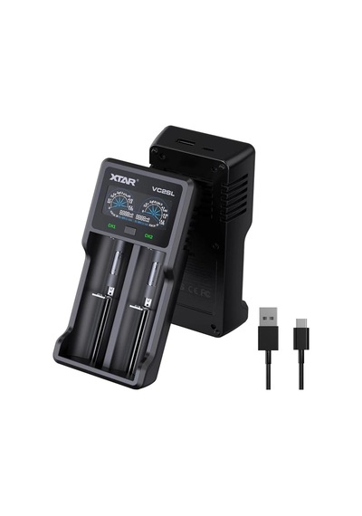 Xtar Vc2sl İkili Li-ion / Nı-cd / Nı-mh Pil Şarj C Elx36592-0ab45