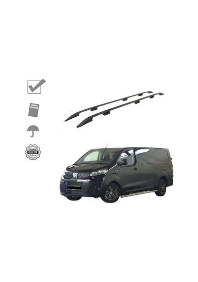 Scudo Combi Mix Uzun Şase Tavan Çıtası Siyah 2022 2023 2024 2025 2026 2027