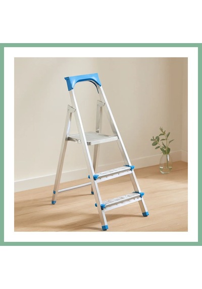 Bşkvirgo 2+1 Basamaklı Metal Merdiven 60 Cm - 120 Kg Bsk2026