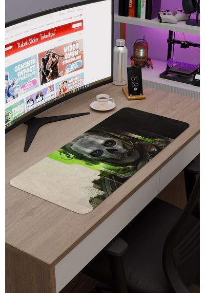 Call Of Duty Kaymaz Dikişli Kauçuk Oyuncu Mousepad V2 - 70x30 Xl Gaming Mouse Pad Fare Altlığı
