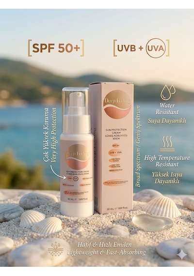 Deep Feelıng Spf 50+ Güneş Koruyucu Krem 50 Ml