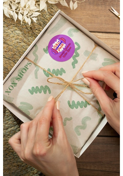 Anneler Gününüz Kutlu Olsun Sticker Etiket 3x3cm St2409 Çok Renkli