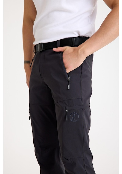 Q&steinbock Afythos Erkek Outdoor Pantolon-polarlı-31313 Koyu Gri