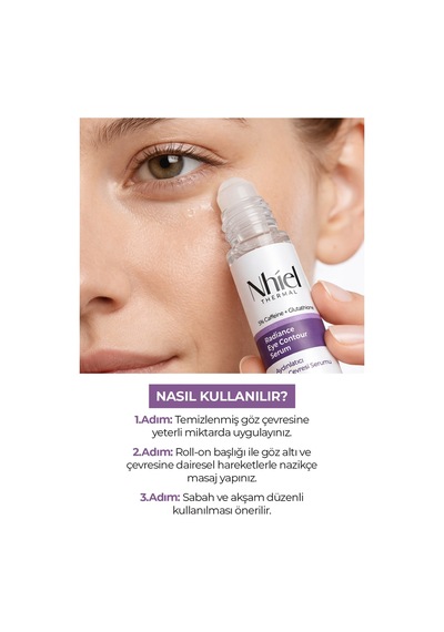 Nhiel Thermal Torbalanma Karşıtı Aydınlatıcı Göz Çevresi Serumu 10 ml | %5 Kafein + Glutatyon