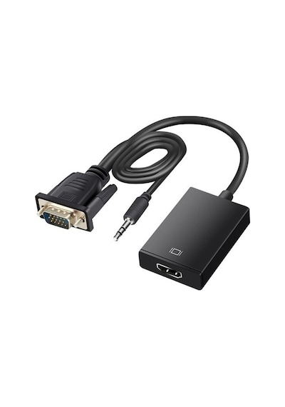 Fully G-537k Vga To Hdmı Çevirici Adaptör Ses Girişli