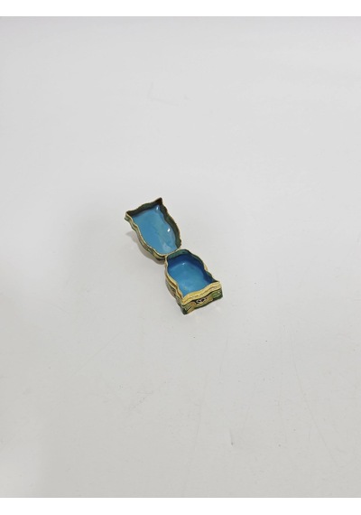 Antika Cloisonne Minyatür Kutu 3,7x2,5cm 082