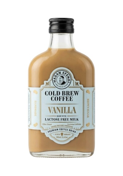 Hasan Efendi Cold Brew Vanilya Coffee 190 Ml 12'li Hazır