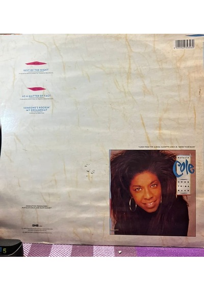 Natalie Cole - Rest Of The Night / As A Matter Of Fact 12" Maxi Single, 45 Rpm