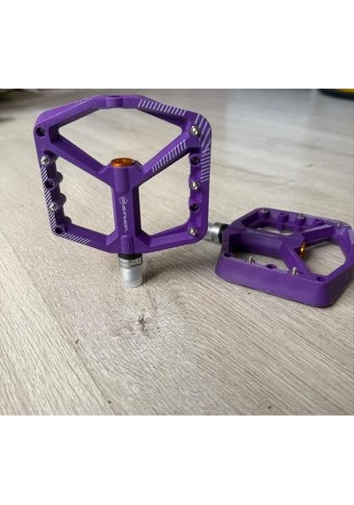 Bike Sky Brıvıga Rulmanlı Çivili Bisiklet Pedal Mor 1. Sınıf Kalite