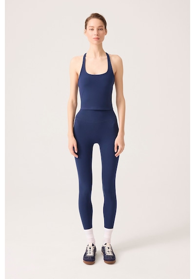 Los Ojos X Ece Lacivert Yüksek Bel Spor Tayt Mono Leggings Lacivert Lacivert