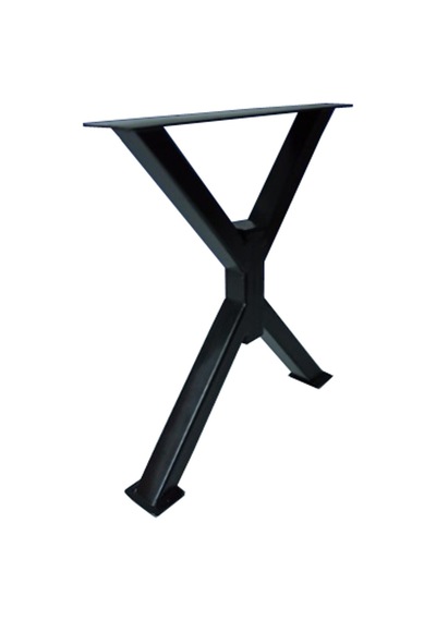 2 Adt Metal X Çapraz Ayak Ahşap Kütük Masif Orta Sehpa Ayağı 45Cm
