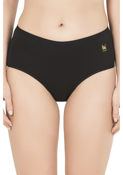 Özkan Underwear Özkan 23922 3'lü Paket Kadın Pamuklu Modal Esnek Yumuşak Yüksek Bel Bato Külot Siyah