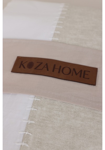 Pure Ekru Krem El İşi Nevresim Takımı 200x220 4701 Krem - Bej