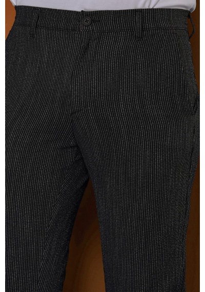 Efor P 1113 Slim Fit Siyah Spor Pantolon Siyah
