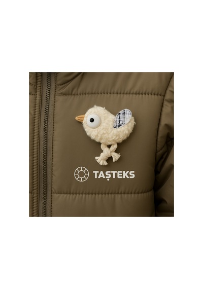 Ütülenebilen Veya Sticker Olarak Kullanılabilen Ponpon Kuş Patch
