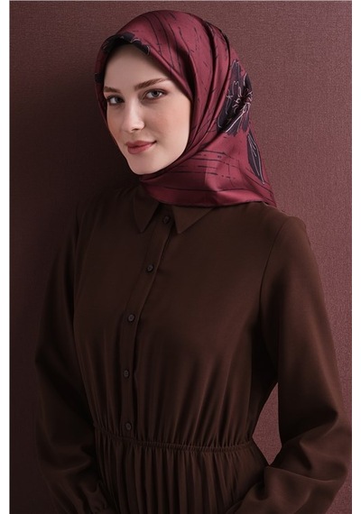 Armine Saf İpek Sura Eşarp 9617d 81 Fosfor Yeşil