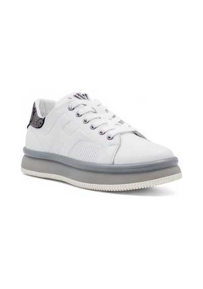 Voyager M030 Erkek Hakiki Deri Sneaker Beyaz