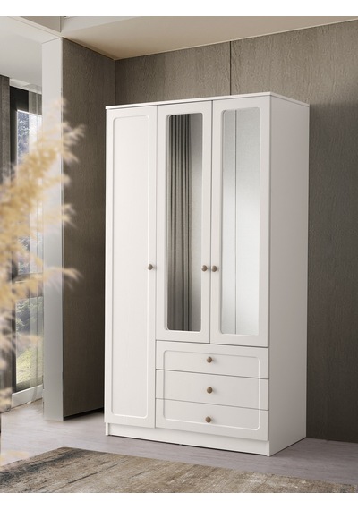 Mira Mdf 3 Kapılı Dolap Aytaşı