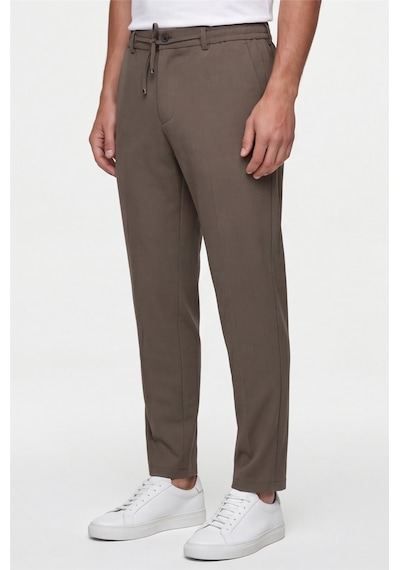 Sabri Özel Erkek Haki Normal Kesim Regular Fit Pamuklu Armürlü Bel Lastikli Jogger Pantolon Sabri Özel Erkek Haki Normal Kesim Regular Fit Pamuklu Armürlü Bel Lastikli Jogger Pantolon