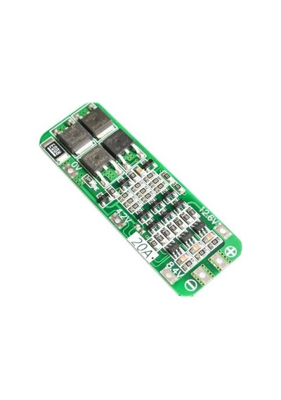 3S 12V 20A Bms 3 Pil 18650 Lityum Pil Şarj Koruma Modülü X 1  Adet