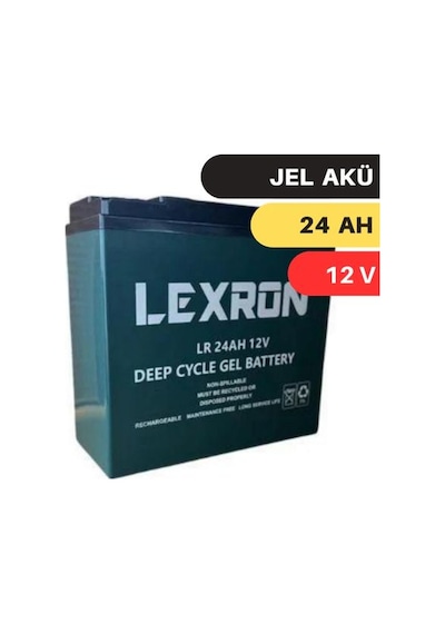 Lexron 24AH 12V Jel Akü