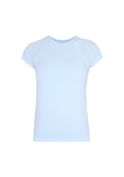 Sweaty Betty Athlete Seamless Workout T-shı 8010 Mavi