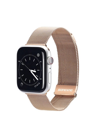 Dux Ducis Apple Watch Uyumlu 42/44/45mm İçin Milanese Premium Milano Loop Kayış Kordon- 5775