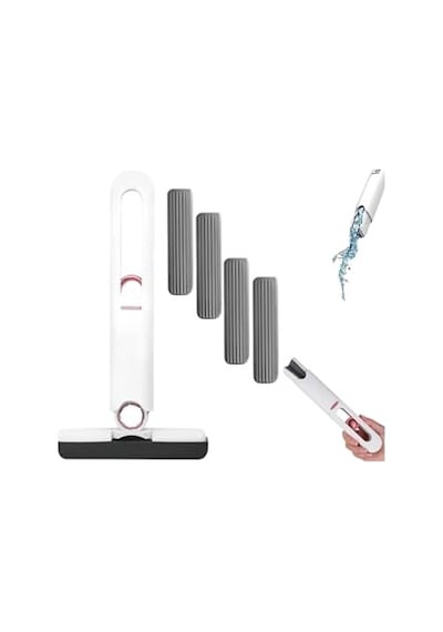 1 Adet Mini Mop Ve 4 Adet Yedek Sünger,